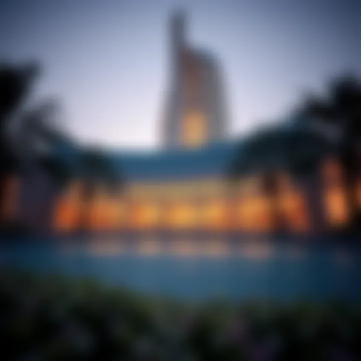 Stunning exterior view of Al Batool Tower showcasing its unique architecture