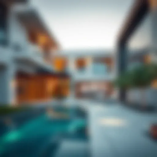 Luxurious villa in Al Forsan Community, showcasing modern architecture