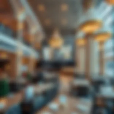 Inviting Ambiance of Al Ghurair Food Court Elegant interior of Al Ghurair Food Court highlighting the inviting ambiance