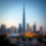 Architectural vision of Dubai's skyline