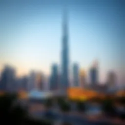 Architectural vision of Dubai's skyline