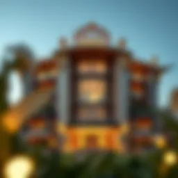 Stunning exterior view of Binghatti Orchid showcasing luxury architecture