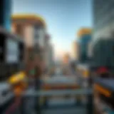 A panoramic view of City Center Deira showcasing its architectural beauty