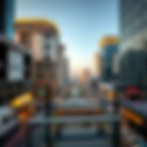 A panoramic view of City Center Deira showcasing its architectural beauty