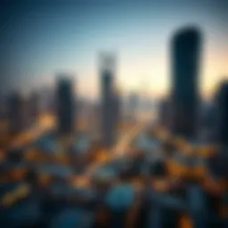 Skyline of Dubai showcasing luxury developments