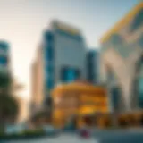 Modern architecture of Al Hail Business Centre