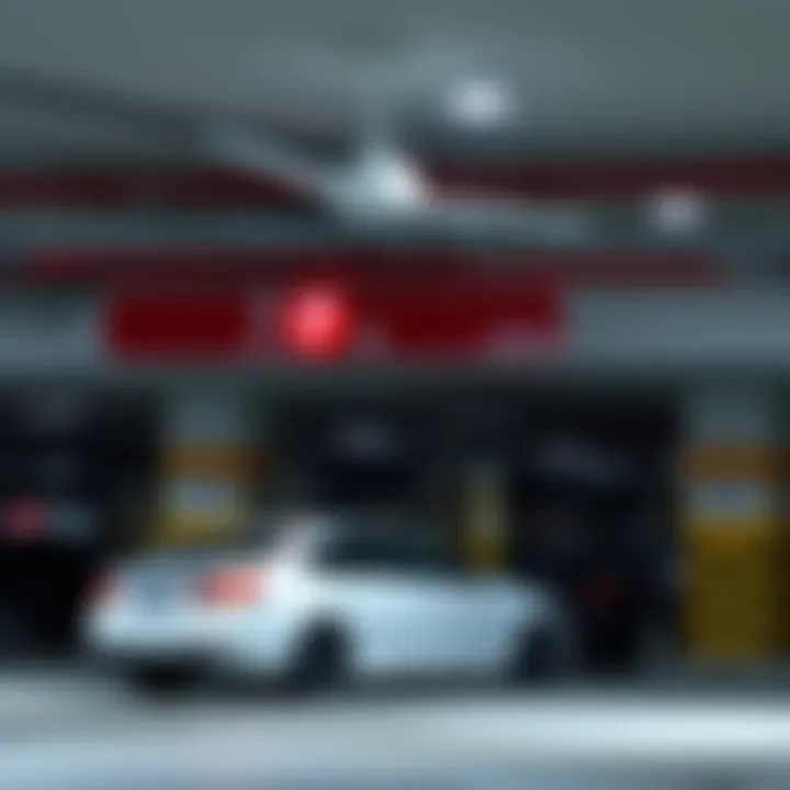 Safety Features in Parking Safety features in the parking facility
