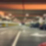 Spacious parking area at Deira City Centre