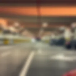 Spacious parking area at Deira City Centre