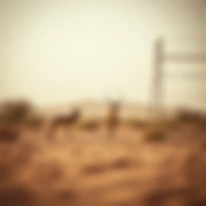 Unique desert wildlife encountered during camping