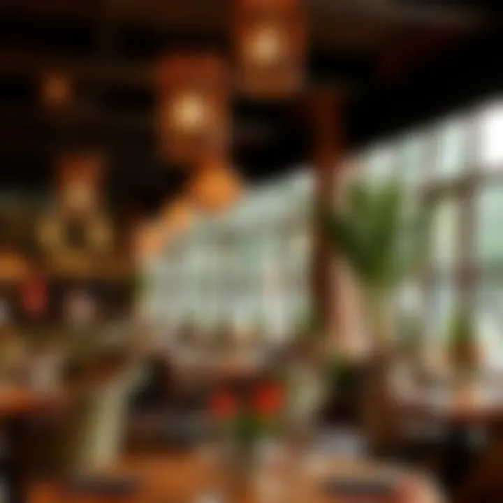 Charming Interior of Park Dining Spot Interior ambiance of a dining establishment in Umm Al Emarat Park