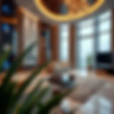 Luxury Living in Dunya Tower Luxurious interior of a Dunya Tower apartment