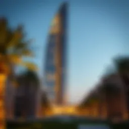 Stunning architectural view of Al Durrah Tower