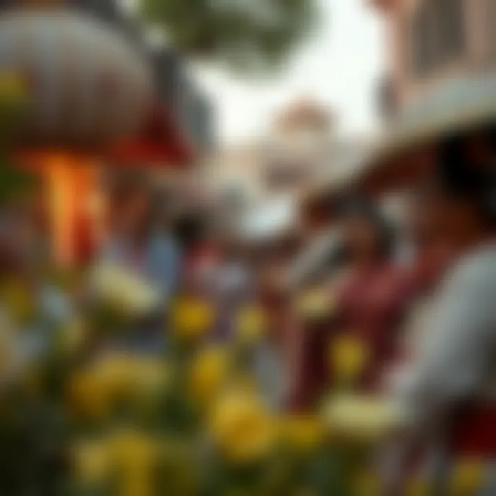 Cultural festivities in قرية الفرسان highlighting traditional practices