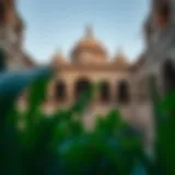Historic architecture of قرية الفرسان showcasing intricate designs