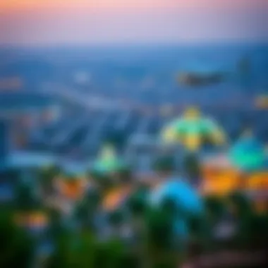 Local Attractions Surrounding Alqana Panoramic view of local attractions surrounding Alqana