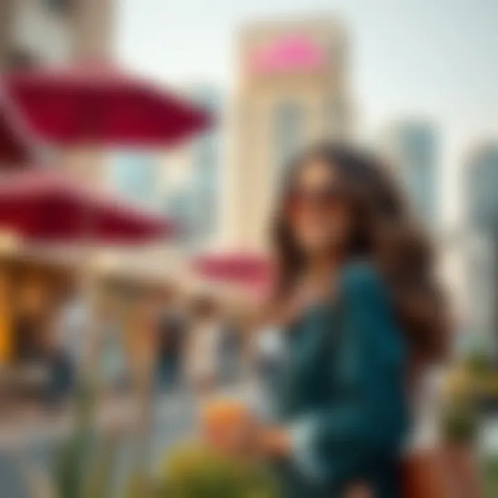 Lifestyle Around Boulevard Plaza Tower 2 Vibrant lifestyle scene around Boulevard Plaza Tower 2