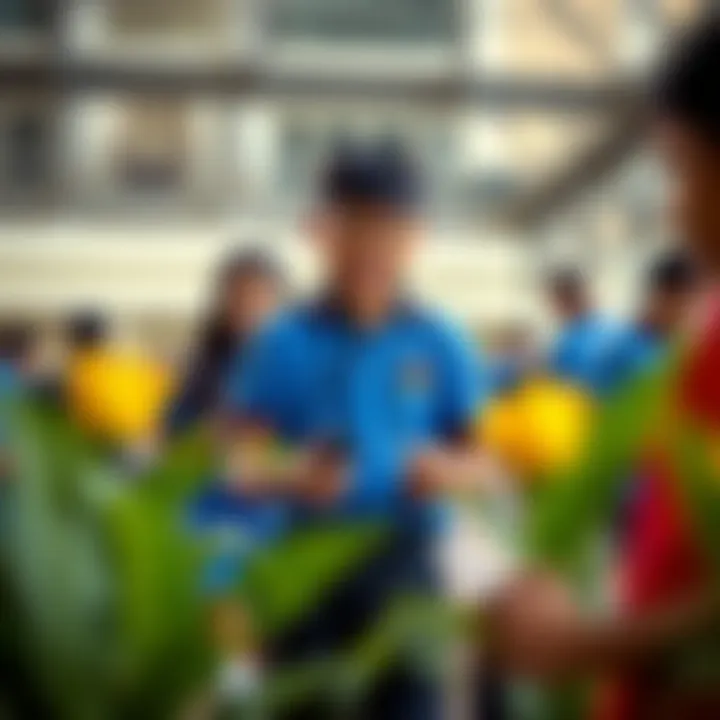 Community event organized by DBS School