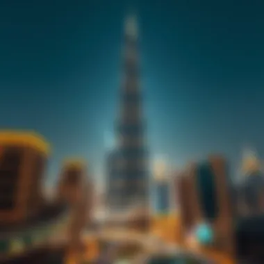 Burj Khalifa: A Marvel of Engineering The Burj Khalifa towering above the cityscape