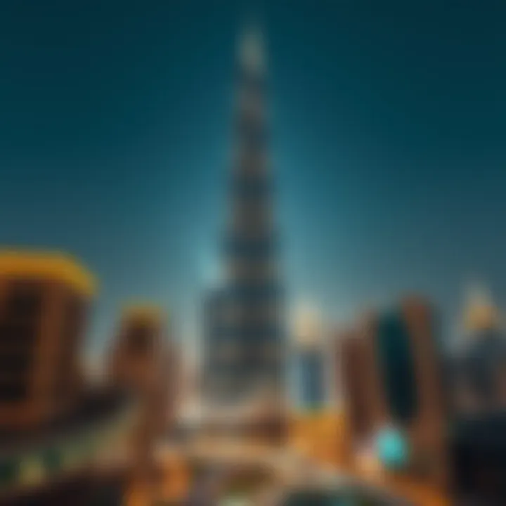 Burj Khalifa: A Marvel of Engineering The Burj Khalifa towering above the cityscape