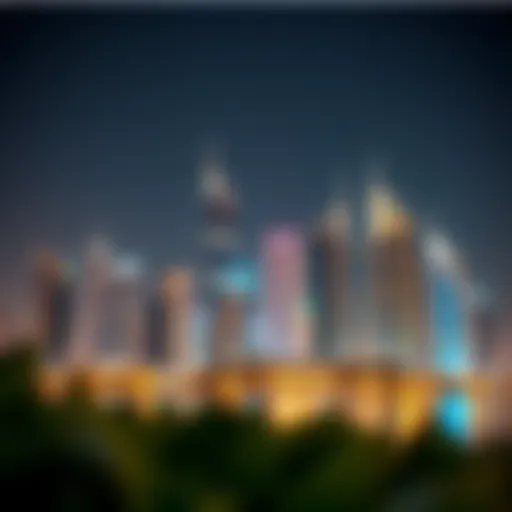 Stunning skyline view of كوت دازور Dubai showcasing architectural brilliance