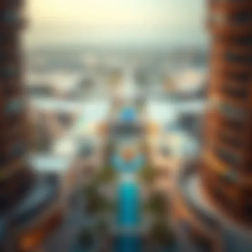 Aerial view of Lifco Mirdif showcasing its architectural appeal