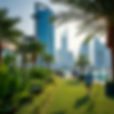 Leisure Activities in Green Spaces Lush green spaces and leisure activities at Marina Bay