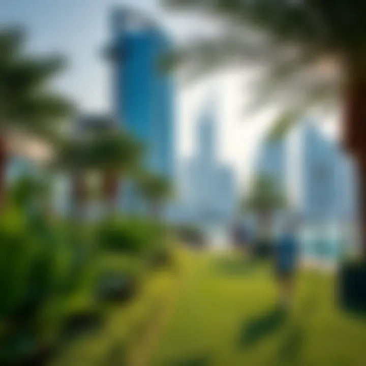 Leisure Activities in Green Spaces Lush green spaces and leisure activities at Marina Bay