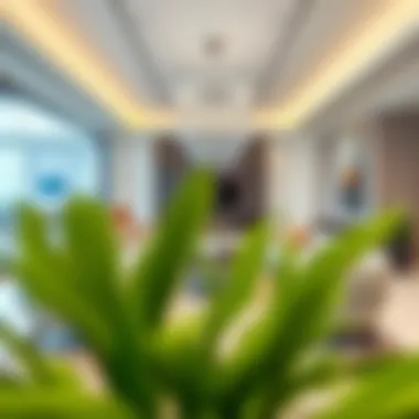 Modern Elegance in Sobha Sales Office Elegant interior design showcasing modern luxury