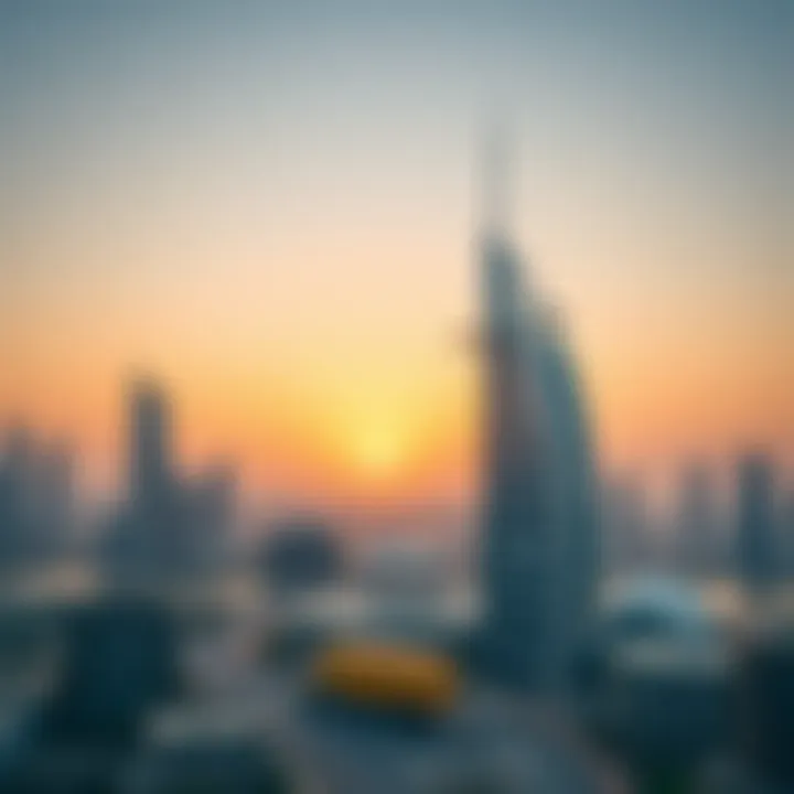 Dubai Skyline Featuring Al Suwaidi Building Panoramic skyline view of Dubai including Al Suwaidi Building
