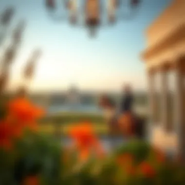 Scenic Equestrian Club View A scenic view of a prestigious equestrian club in Dubai