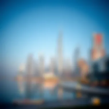 A luxurious Dubai skyline with real estate developments