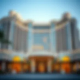The stunning facade of Waldorf Astoria Palm Jumeirah