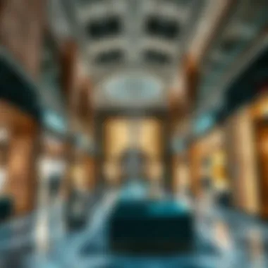 Luxury Shopping Experience at Farasan Mall Interior view of luxury shopping at Farasan Mall