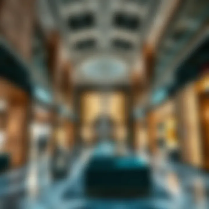 Luxury Shopping Experience at Farasan Mall Interior view of luxury shopping at Farasan Mall