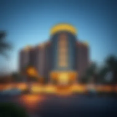 Strategic location of Goldcrest Executive in Dubai