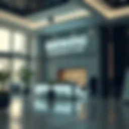 A serene banking environment in the UAE