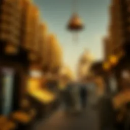 A historical gold marketplace in Dubai