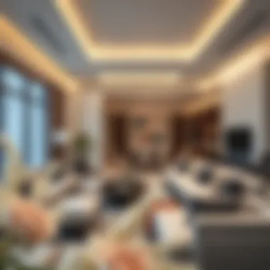 Contemporary Interiors of Maha Townhouses Luxurious living space within a Maha Townhouse highlighting contemporary interiors