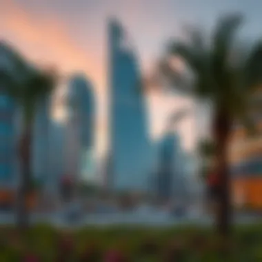 Dubai Real Estate Market Highlighting Marina Plaza Thriving real estate market in Dubai with Marina Plaza as a focal point