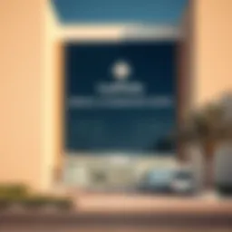 Exterior view of the Medical Examination Center in Al Quoz