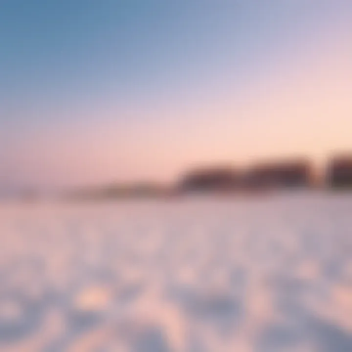 Serene beach area of Movenpick Coral Island showcasing pristine sands