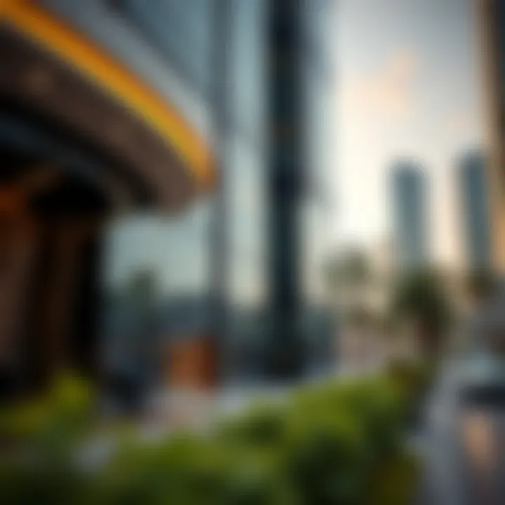 Architectural Elegance of Nation Tower Architectural details of Nation Tower showcasing its elegance