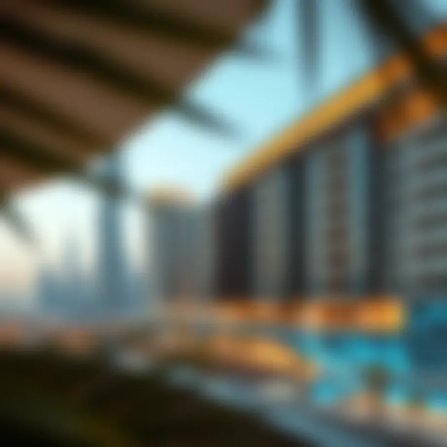 Dubai skyline showcasing modern architecture