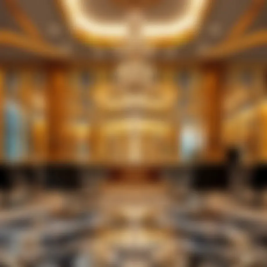 Luxurious salon interior reflecting Dubai's opulence
