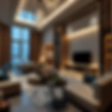 Luxurious Interior Space of One Za'abeel Interior luxury living space at One Za'abeel