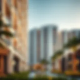 Luxurious exterior view of Pagani Apartments
