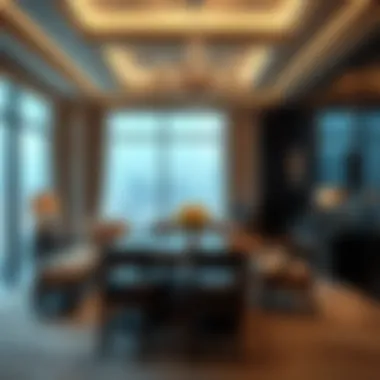 Opulent Suite Experience in Dubai Sumptuous suite interior showcasing elegance