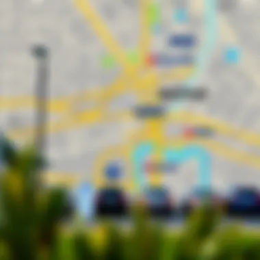 Comprehensive Map of RTA Parking Areas Map showing RTA parking locations
