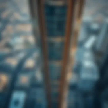 Aerial Perspective of Architectural Marvel Aerial view of Standard Chartered Tower